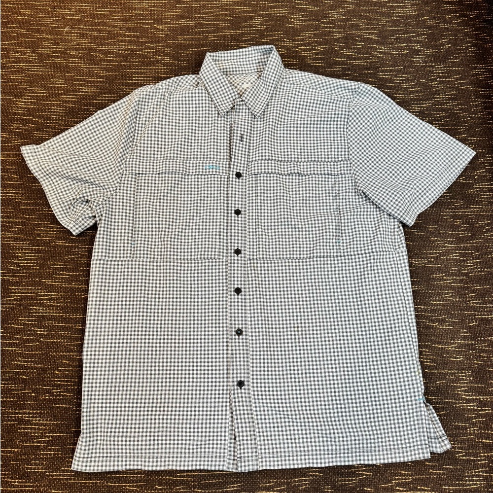 G-Star Black and White Checkered Casual Shirt